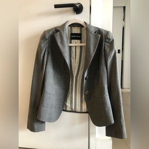 Emporio Armani grey blazer jacket, size XS, good condition
